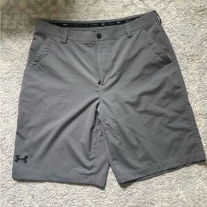 Under Armour Gray Athletic Shorts Lightweight Performance
